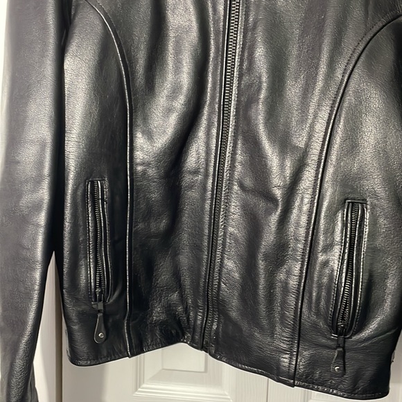 Leather Biker Jacket - Picture 4 of 7